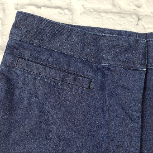 Adam Selman High Waisted Applique Open Seam Wide Leg Jeans size 4 - Picture 11 of 16